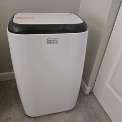 Black & Decker 10,000 BTU Portable Air Conditioner Cools 450 Sq. Ft. with Dehumidifier and Remote in White
