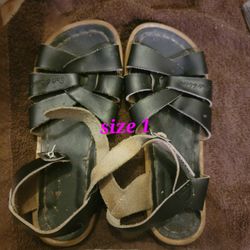 Saltwater SANDALS size 1 GIRLS