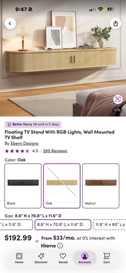 Floating shelf