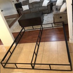 King size metal bed frame