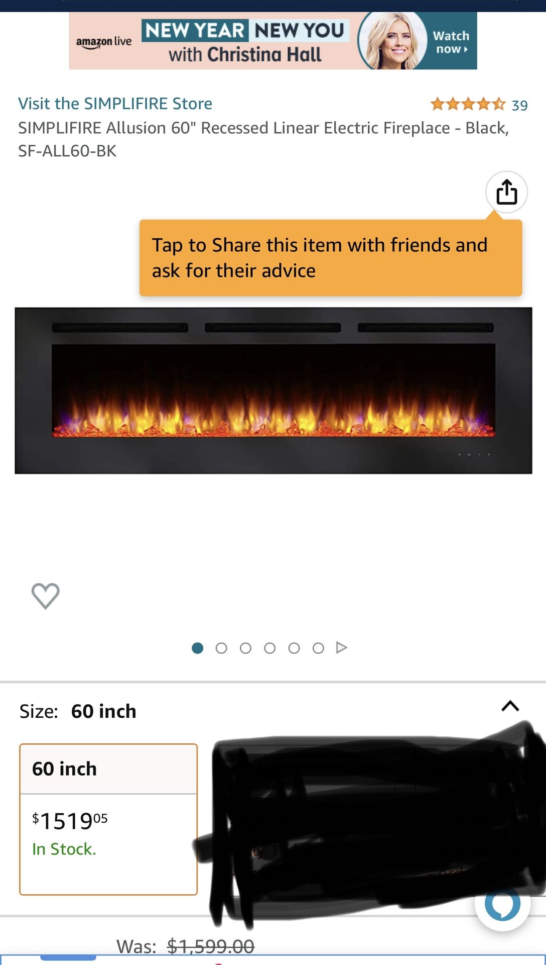 Electric Fireplace