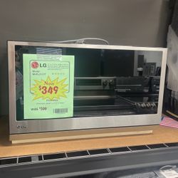 Microwave-LG Open Box Over The Range Microwave With 1 Year Warranty 