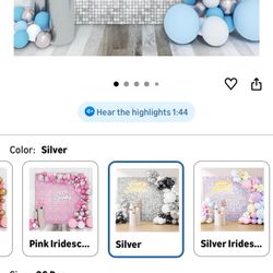 Brand New Backdrop For Parties 