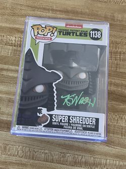 SIGNED KEVIN NASH SUPER SHREDDER MINT CONDITION 