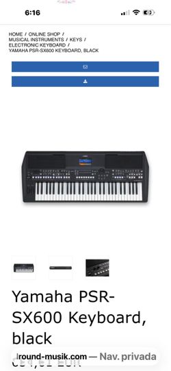 Yamaha PSR SX 600