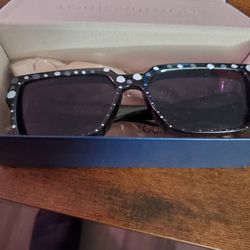 Louis Vuitton Millionaire Sunglasses in Black And White Polka Dots