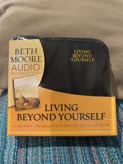 11 Audio CD’s And Listening Guide On Cd, Beth Moore Bible Study, Living Beyond Yourself