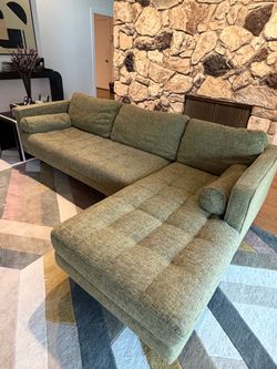 ARTICLE Sven 100" Tufted Right Sectional - Napa Moss