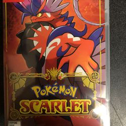 Pokémon Scarlet (Nintendo Switch Game)
