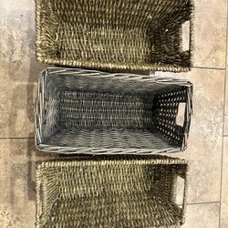 3 Storage Baskets