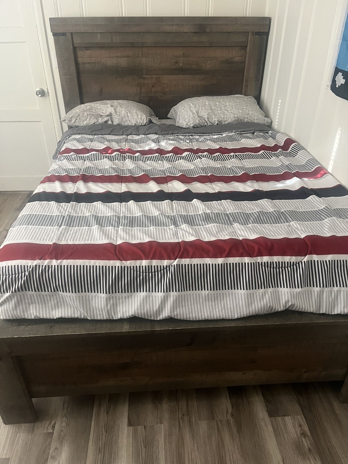 Queen Size Memory Foam Mattress And Bed Frame