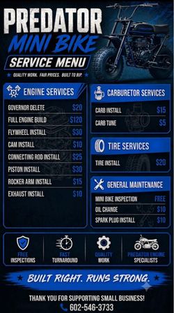 mini bike mechanic