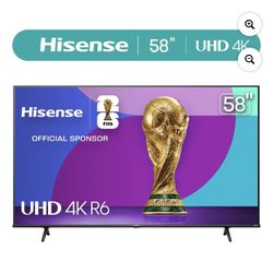 58in Hisense Roku Smart TV 
