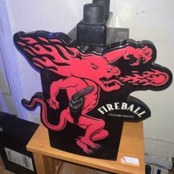 Fireball Whiskey Shot Chiller Double Bottle Dispenser Liquor Bottle 