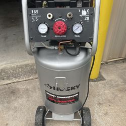 Husky 20 Gallon Silent Compressor