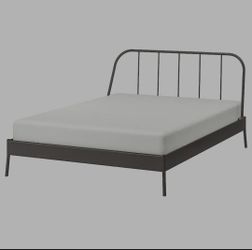 KOPARDAL
Bed frame, gray/Queen