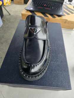 Prada Leather Mules 