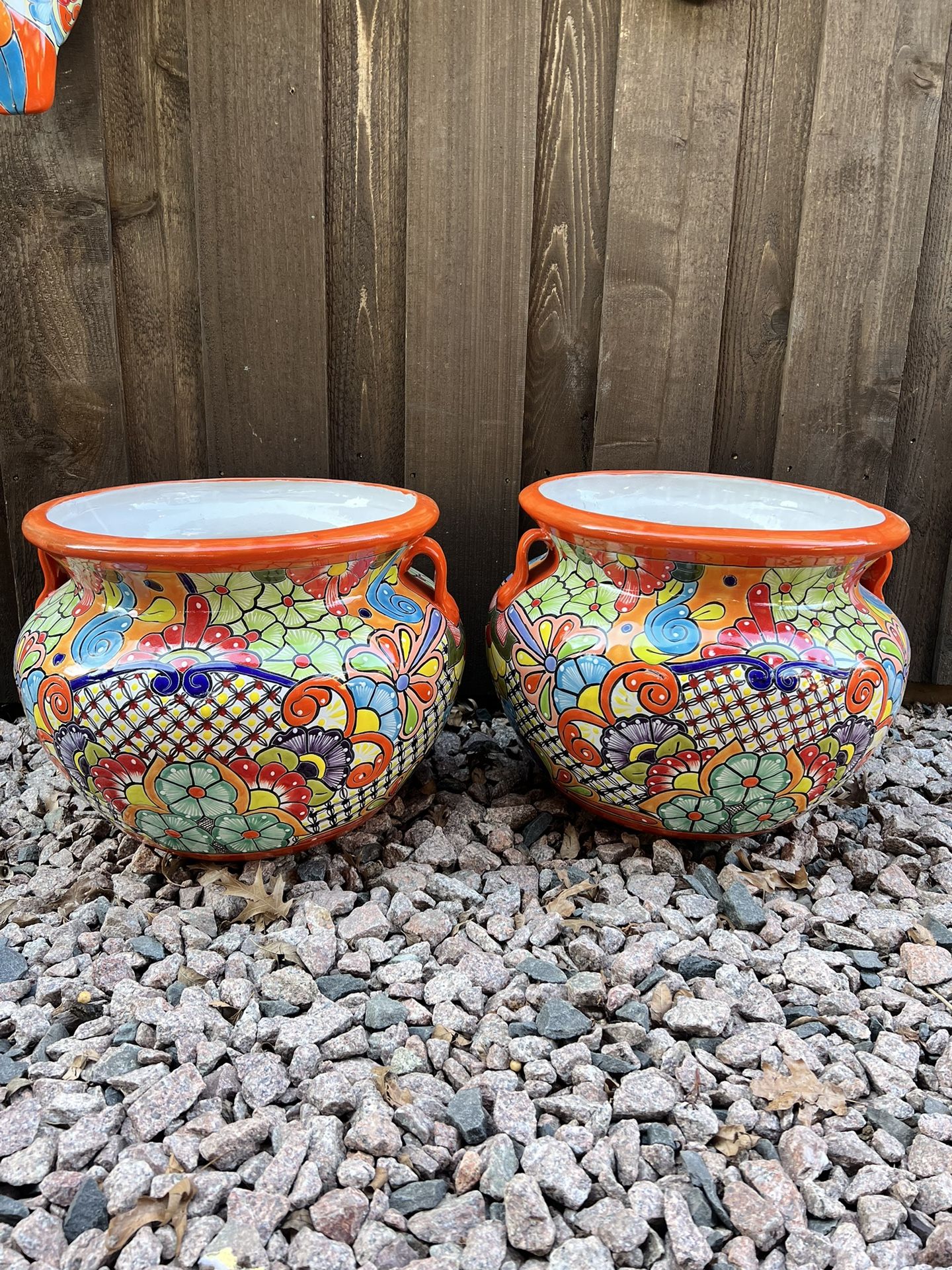 Mexican Talavera Planters, Pottery, Clay Pots.,New Products : American Fashion Style Bags On Sale