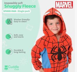 Marvel Footless One Piece Pajamas For Age 12