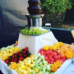 Mesa de frutas