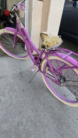 🚲 Pink Huffy Beach Cruiser Bike