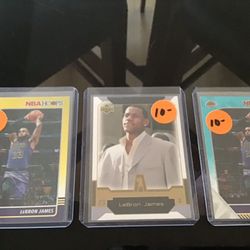 Lebron James 3 Card Lot