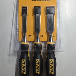 DEWALT 3-Piece Wood Chisel Set (DWHT16862)