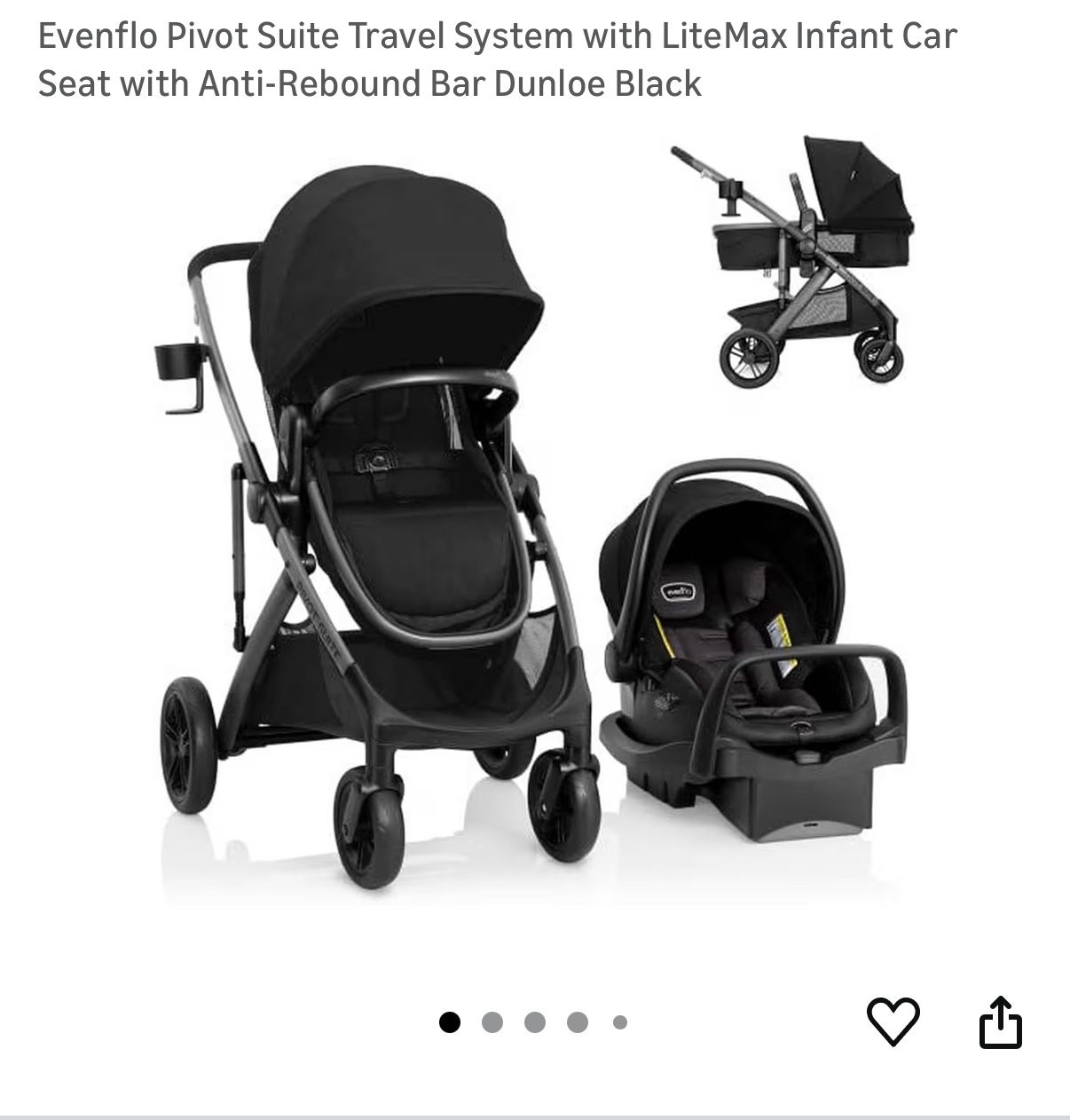 Evenflo Pivot Suite Travel System