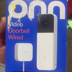 Onn Video Doorbell Camera Wired