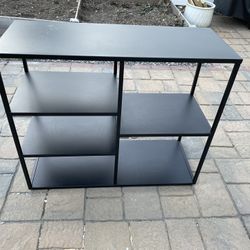 Black Side Table / Console Table / Tall Sofa Side / TV Stand