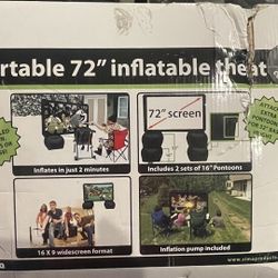 NEW 72” Inflatable Projector Screen By SIMA