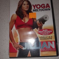 Yoga Meltdown Dvd.  Jillian Michaels 