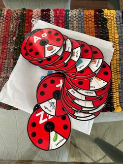 New Teaching Supplies - Ladybug spinners