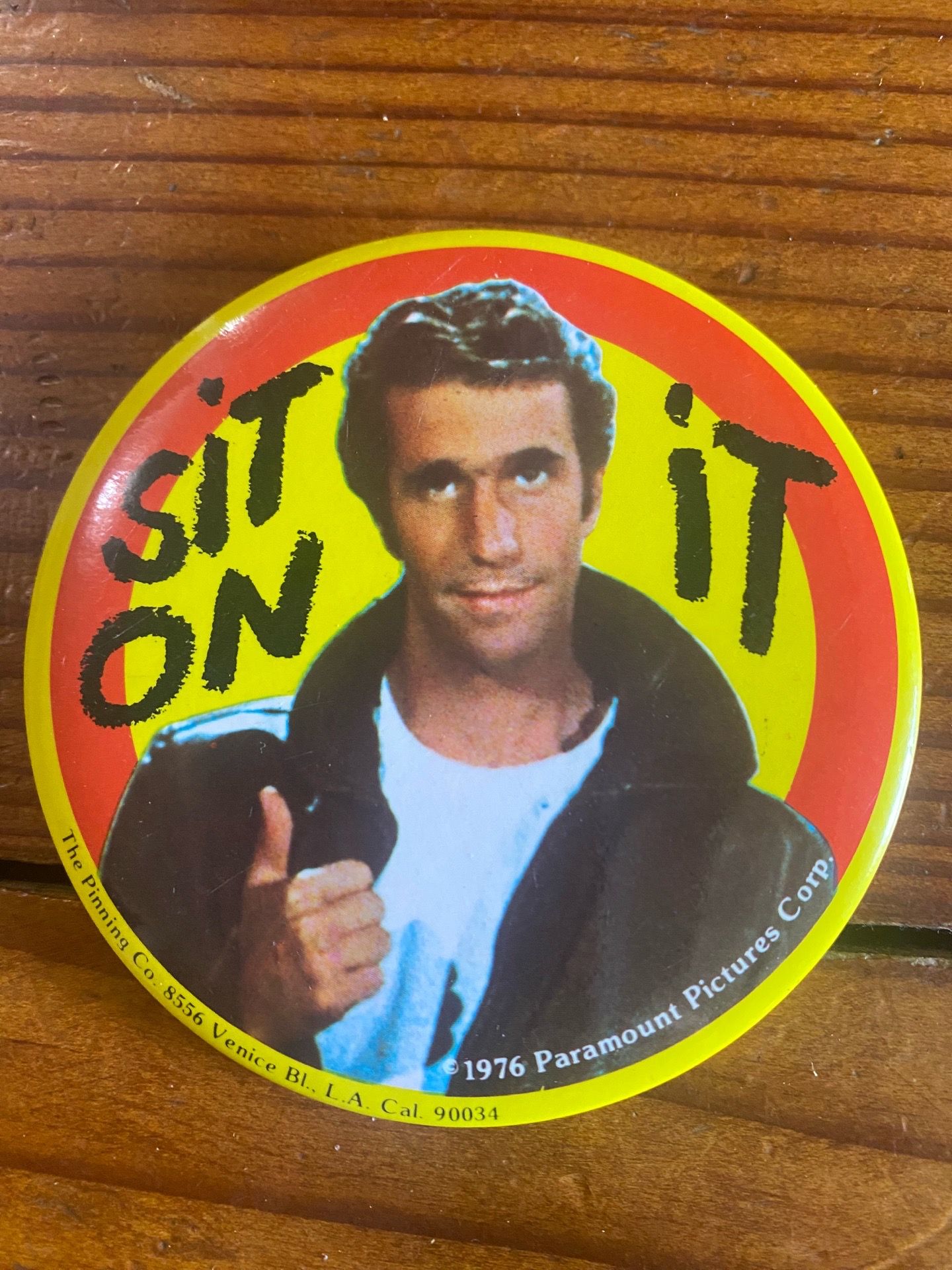 Vintage The Fonze Pin