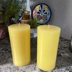 Two Yellow Candles 