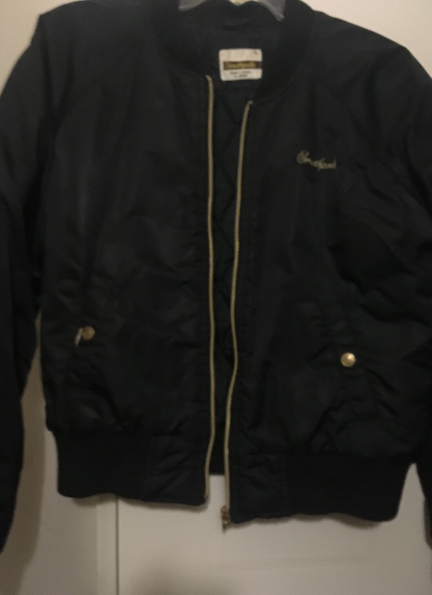 South Pole winter bomber jacket black perfect conf