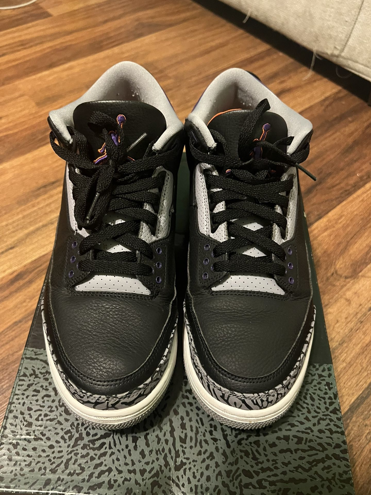 jordan 3 purple court