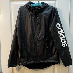 Adidas hooded windbreaker