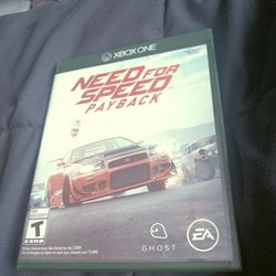 Need For Speed PAYBACK XBOX ONE