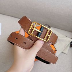 Herme*s Double Sided Belt 