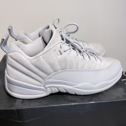 Retro 12 Low Wolf Grey Size 11