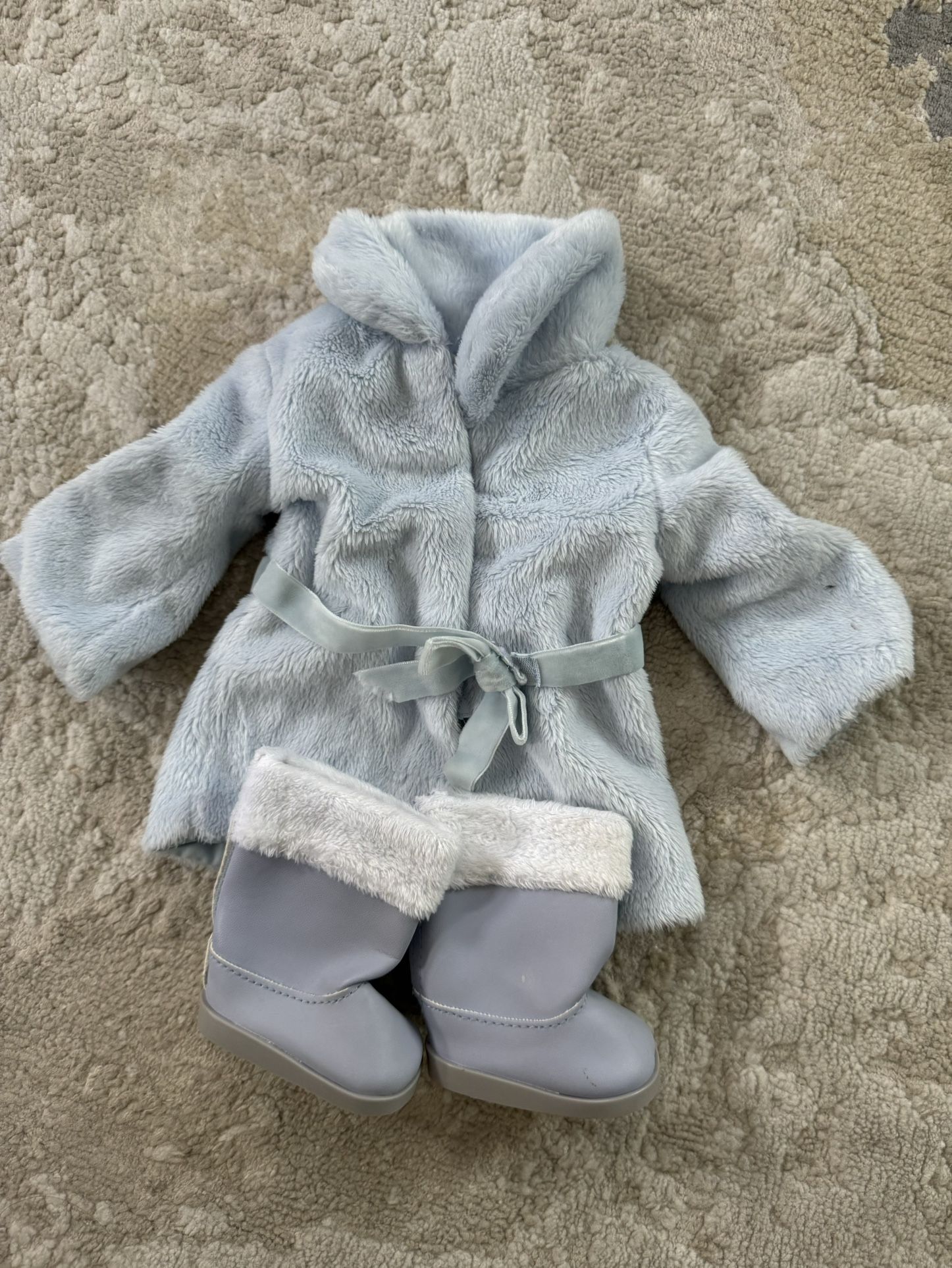 American Girl Doll Winter Coat Boots