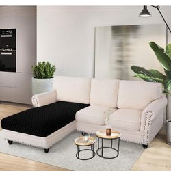  Covers Replacement High Stretch Sectiona Couch Covers, L Shape Sofa Seat Slipcovers, 