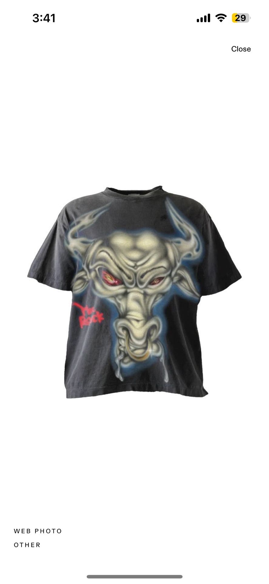 Hellstar × WWE Brahma Bull T- Shirt 'Black'