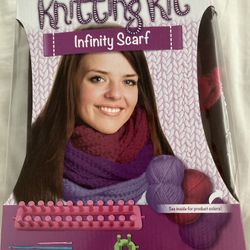 Knitting Kit Infinity Scarf