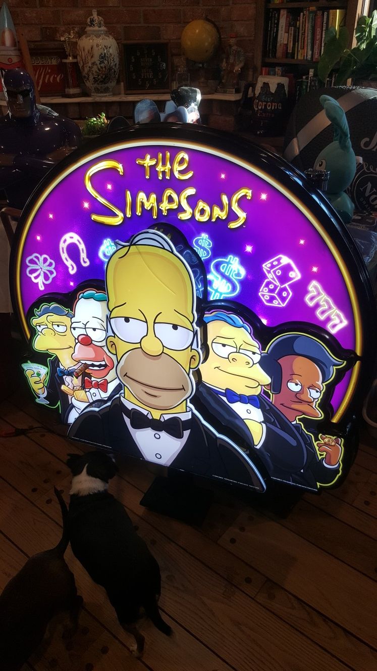 The Simpsons Slot Machine Light Topper