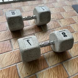 Nike 50 lb Dumbbells (Pair) – Excellent Condition! 