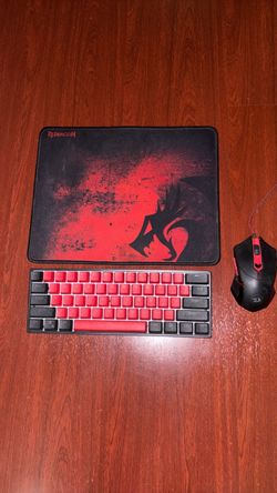 Redragon Gaming Keyboard, Mouse, and Mouse Pad Set