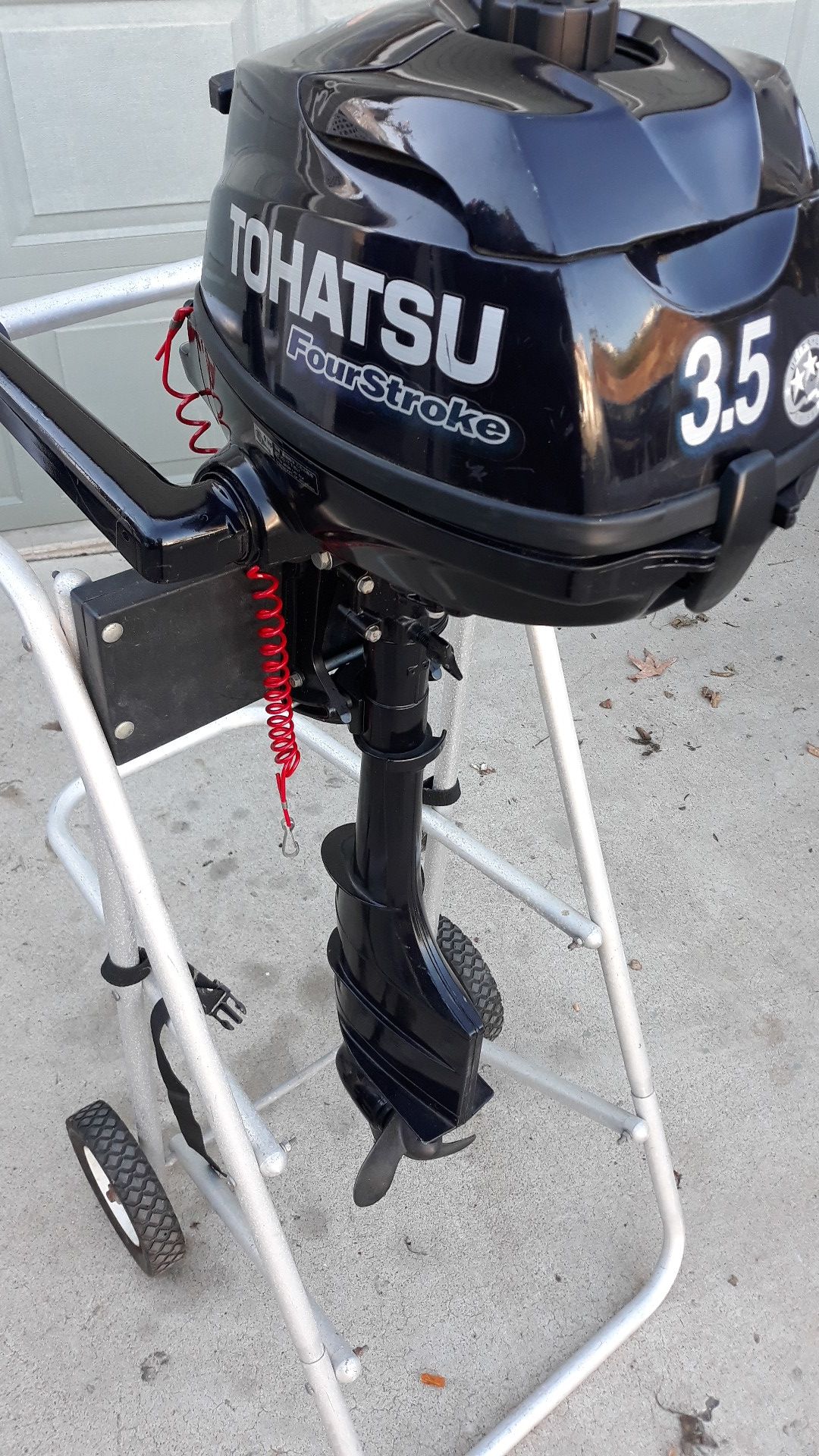 Tohatsu 3 1/2 HP LONG SHAFT 4 STROKE OUTBOARD MOTOR