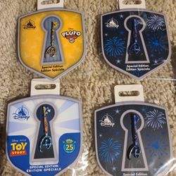 Disney Pins, Mugs, Keys And Keychain 